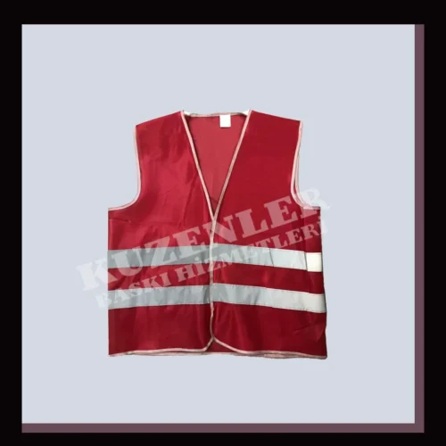 Kırmızı İkaz Yeleği