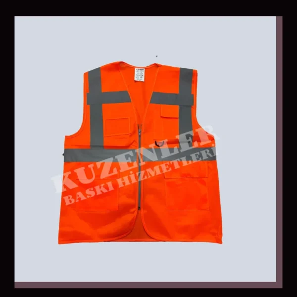 Turuncu Mühendis Yeleği